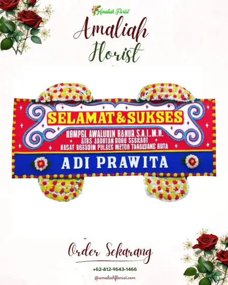 Papan Bunga Ucapan Selamat Padawaas